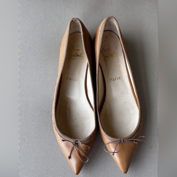 Christian Louboutin Solasofia Flats – Brown Nappa Leather | EU 37 / US 6.5 - Picture 16 of 16